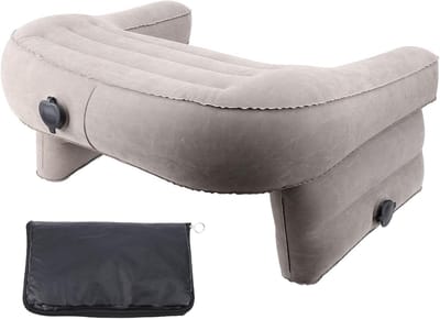SnelShoppen - Draagbaar Opblaasbaar Lees- en Speelkussen, Verstelbaar Kussen voor Bed, Bank, Laptop, Bureau, Ideaal voor Thuis, Camping, Kinderen, Bla