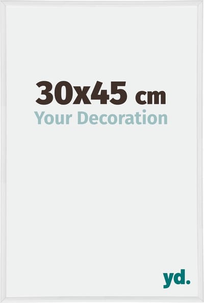 Your Decoration - Fotolijst 30x45 cm - Kunststof - Wit Hoogglans - Annecy