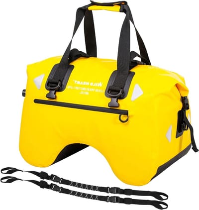 Motorfiets achtertas - Bagagetas - Reizen - Waterdicht PVC materiaal - 50L - Geel