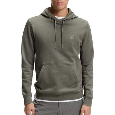 BOSS Orange Wetalk Heren Pullover Hoodie met Logo Patch