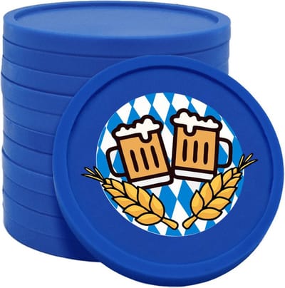 CombiCraft Oktoberfest consumptiemunt Ø29mm donker blauw - 100 stuks