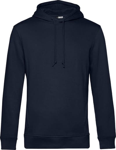B&C Heren Biologische Hoodie (Marine)
