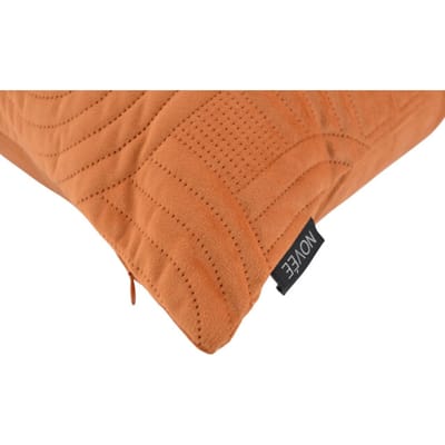 NOVÉE Abstract velvet terracotta | 45 x 45 cm | kussenhoes | velvet/polyester