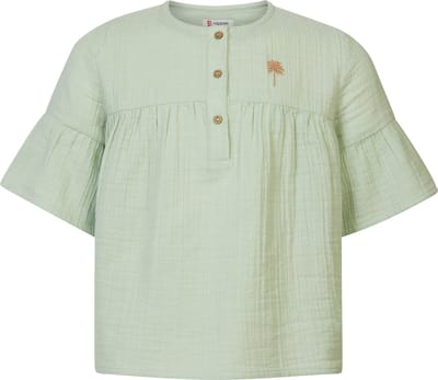 Noppies - Blouse - Potomac - Sea - Foam - Palmboom - Maat 110
