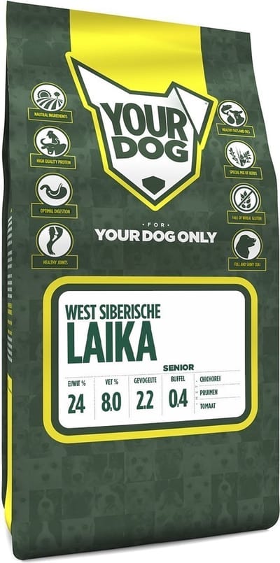 Yourdog West siberische laika Rasspecifiek Senior Hondenvoer 6kg | Hondenbrokken