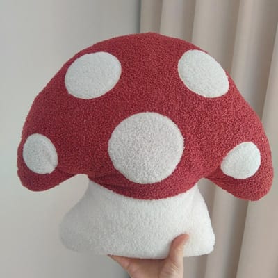 45X40Cm Paddenstoelkussen Zacht Gevuld Pluche Speelgoed Gesimuleerd Paddenstoel Bankkussen Woonkamer Voor Thuis Kinderen Meisje Verjaardagscadeau