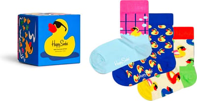 Happy Socks kids giftbox 3P sokken bathtime multi