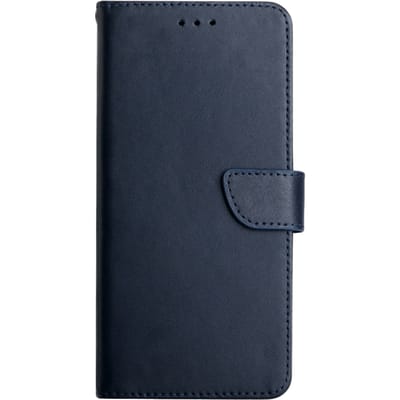 Mocaa OnePlus 12 Bookcase Hoesje Echt Leer Blauw