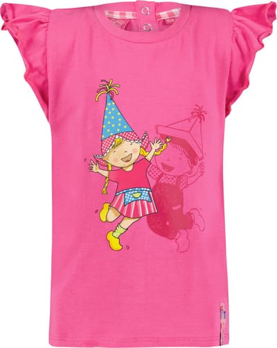 Fien & Teun T-shirt meisjes - Pink - Maat 86/92 - Meiden shirt