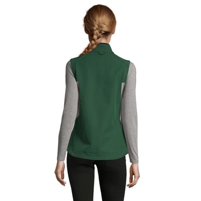 SOLS Dames/Dames Rallye Softshell Mouwloos Gilet (Fles groen)