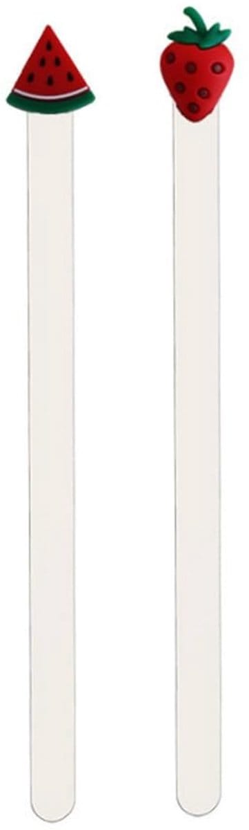 Dailygoods - ARFUKA Bladwijzers aardbei en watermeloen ontwerp bladwijzer lezen boek markers geschenken voor vrouwen, kinderen, tieners meisjes, lezers en boekenliefhebbers Pack van 2