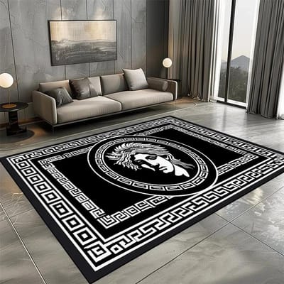 Modern Luxe Tapijt voor Woonkamer Modeontwerp Grote Maat Kleden Garderobe Antislip Vloermatten Slaapkamer Bedzijde Zachte Tapijten 100*160cm