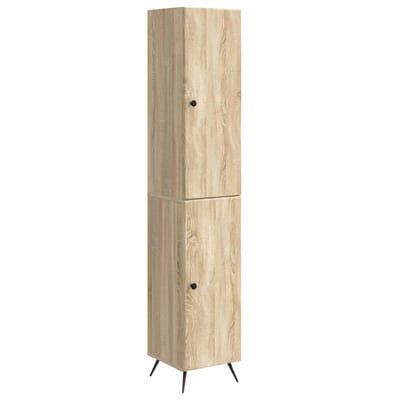 vidaXL - Kast - Set - 2 - st - Sonoma - Eiken - Bewerkt - hout
