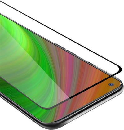 Cadorabo Screenprotector geschikt voor Oppo FIND X2 PRO Volledig scherm pantserfolie Beschermfolie in TRANSPARANT met ZWART - Gehard (Tempered) display beschermglas in 9H hardheid met 3D Touch