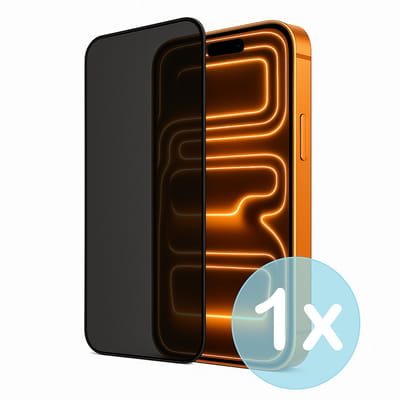 Privacy Screenprotector Geschikt voor iPhone 17 Pro Max – Anti-Gluren – Krasbestendig Gehard Glas 9H – Volledige Dekking – FuturiQ