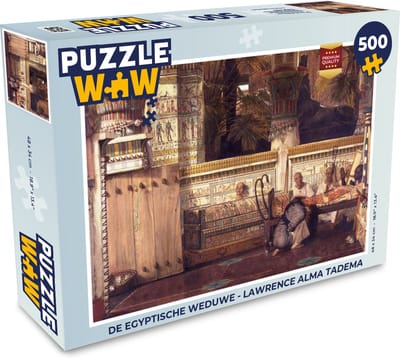 Puzzel De Egyptische weduwe - Lawrence Alma Tadema - Legpuzzel - Puzzel 500 stukjes