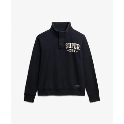 Superdry - Vintage Athletic sweatshirt met kraagloze hals - Heren - Truien