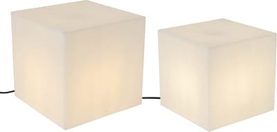 QAZQA nura - Moderne Vloerlamp | Staande Lamp - 1 lichts - H 38 cm - Wit - Buitenverlichting