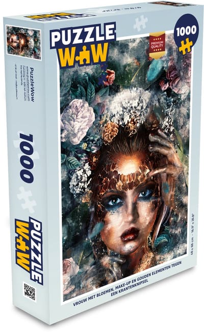 Puzzel Bloemen - Rook - Vrouwen - Legpuzzel - Puzzel 1000 stukjes volwassenen