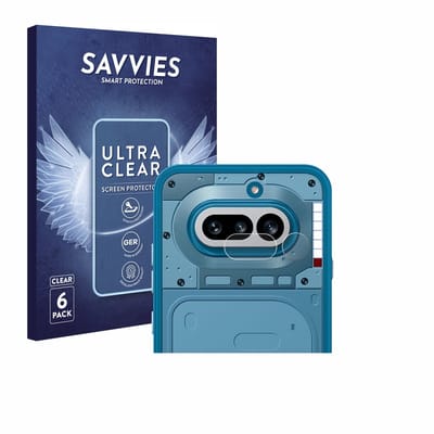 Savvies - Screenprotector voor Nothing Phone (4a) (ALLEEN Camera Lens) - Folie Beschermfolie transparant 6 Stuks