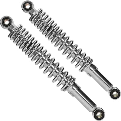 MKX Schokbrekerset 310mm Gilera Citta, Puch Maxi, Tomos chroom