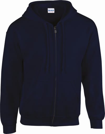 Gildan Heavy Blend™ Adult Full Zip Hooded Sweatshirt GI18600 - Navy - 3XL