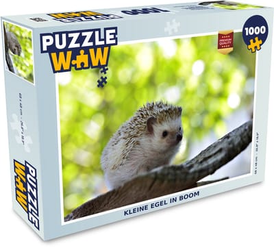 Puzzel Kleine egel in boom - Legpuzzel - Puzzel 1000 stukjes volwassenen