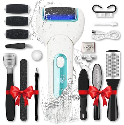 Elektrische Eeltverwijderaar - Waterbestendig - Professionele Eelt verwijderaar - Waterproof - Callus remover MS-5699 - voetvijl - Eeltrasp - Eeltvijl voeten - gratis pedicure set - USB Oplaadbaar - Eeltverwijderaars - Eeltschraper - Eeltmesjes