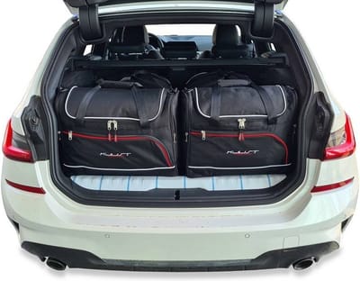 BMW 3 TOURING PLUG-IN HYBRID 2020+ 4-delig Reistassen Op Maat Auto Interieur Kofferbak Organizer Accessoires