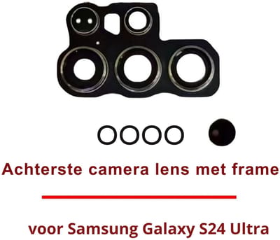 Samsung Galaxy S24 Ultra – Cameralens met Frame - Reparatieset