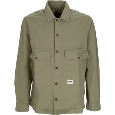 Wf Roc Overshirt Cassel Earth herenshirt met lange mouwen