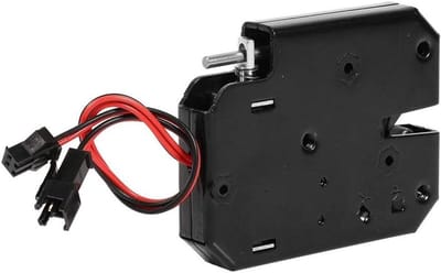 Dailygoods - Electromagnetisch Slot - Elektronisch Sloten voor Kasten - Zwart - Veilig en Robuust - Toegangscontrole voor Deuren - Geschikt voor Meubels