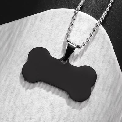 Nieuw Europees en Amerikaans Roestvrij Staal Hond Botje Hanger Huisdier Hanger Hanger white