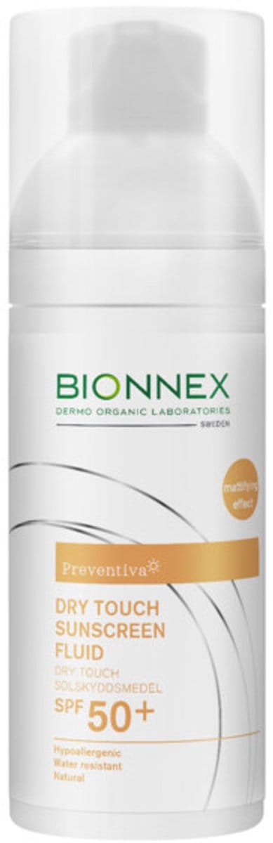 Bionnex Preventia Dry Touch Zonnebrand Fluide SPF 50+ - 3 x 50 ml - Voordeelverpakking
