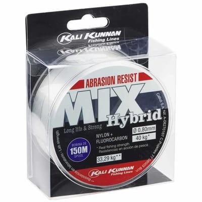 Kali Kunnan Mix Hybrid Monofilament 90 M Transparant 1 mm