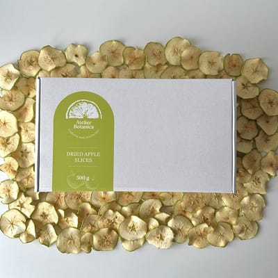 Gedroogde appelschijfjes 500g – 100% natuurlijk – voordeelverpakking – perfect voor snacks, thee en decoratie