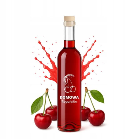 Bimberek FUTURA - Glazen Fles - 500ml - Doorzichtig - Met Kurk
