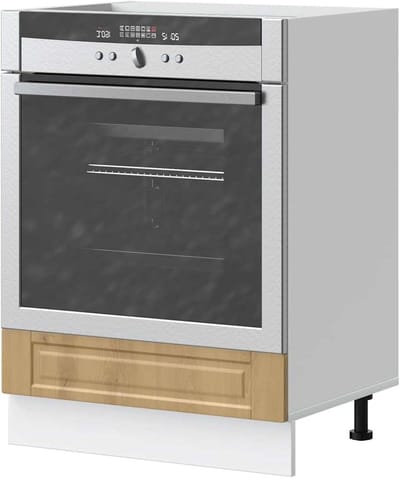 Fornuis ombouwkast - Keukenrek - Keuken organiseren - Verstelbare poten - 60 x 46 x 815 cm - Artisan-eiken