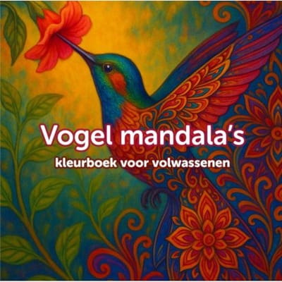 Mandala Vogel Kleurboek Voor Volwassenen - Koekoek Kinderboek
