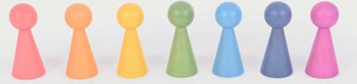 TickiT Regenboog Houten Figuren