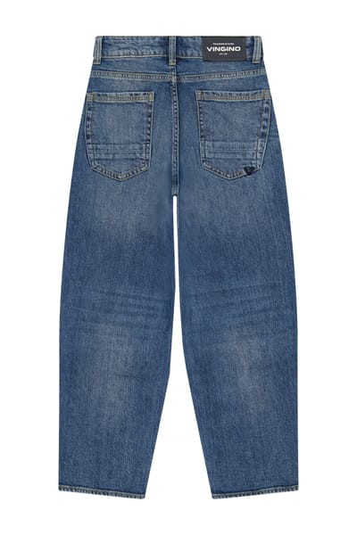 Vingino Kristoph Mid Blue Wash Maat: 3 | Spijkerbroeken Outlet | Unisex | Blauw
