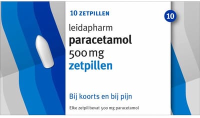 Leidapharm Paracetamol 500 mg zetpillen