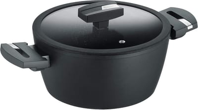 Kookpan 20 cm met Inductiebodem en Krasbestendige Antiaanbaklaag