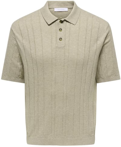 ONLY&SONS - ONSSOFUS REG SS POLO KNIT FRML - Heren - Gebreide truien