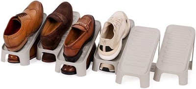 Joseph Joseph schoenen stapelaar 6 stuks - Grijs - Anti-slip