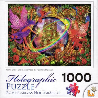 Glazen Puzzel - 1000 Stukjes - Ontspanning Thuis - Uniek Materiaal - 50x50cm - Meerdere Kleuren