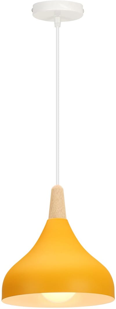 Hanglamp Moderne Slaapkamer Scandinavische Kroonluchter voor Woonkamer Keuken Restaurant Geel