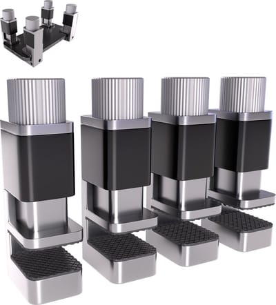 MMOBIEL 4 stuks Metalen Lijmklemmen Smartphone LCD Front Glas Reparatie Tool Set voor Smartphone en Tablet reparaties