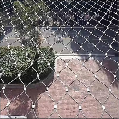 Roestvrijstalen Kabelnet voor Balkon en Valbeveiliging - 10cm Maaswijdte