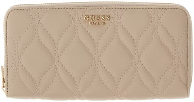 GUESS portemonnee Maxine SLG Zip Around Wallet Light Taupe